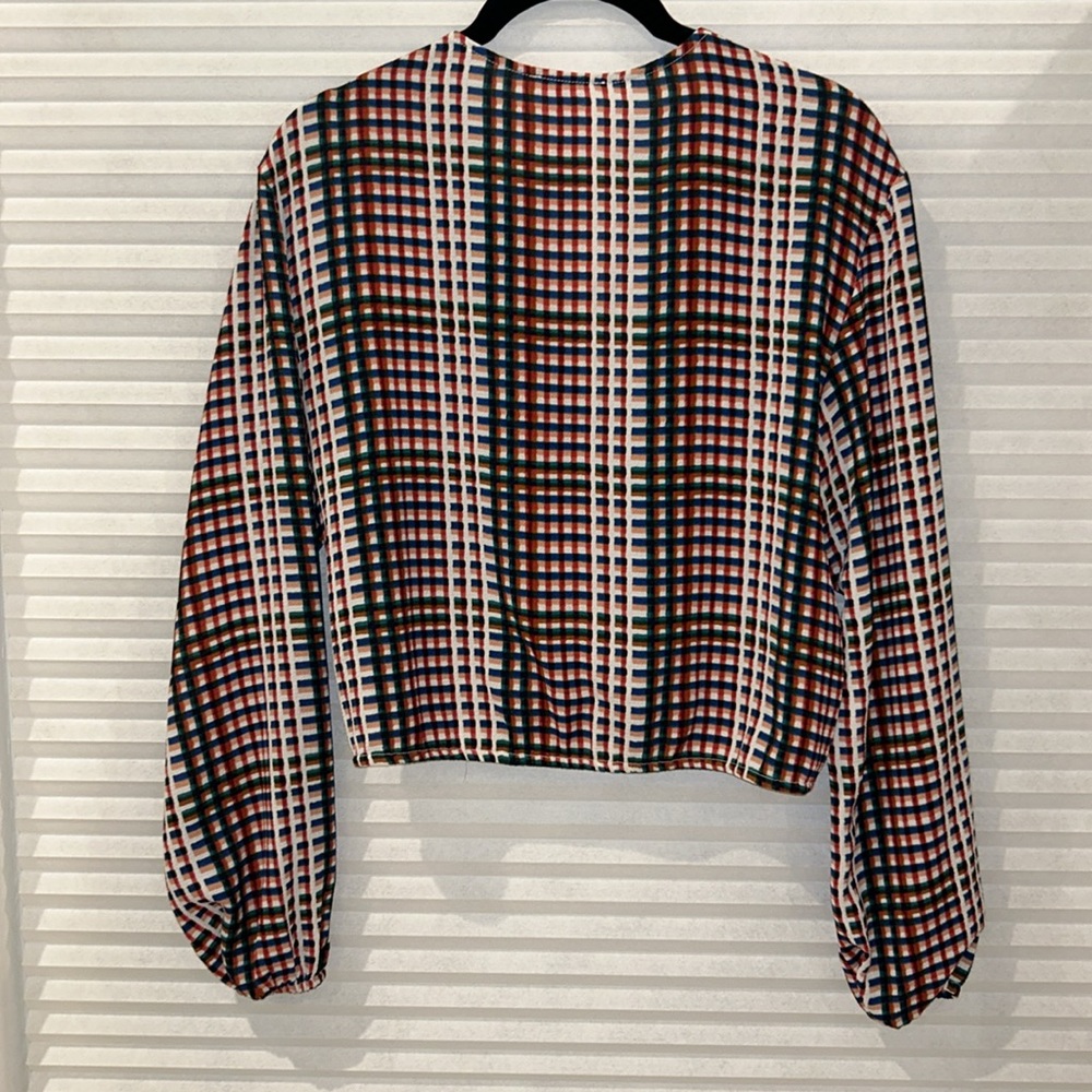 Small, cropped, patterned Leith top. - Picture 4 of 4